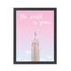 Dekoratif Tablo Empire State The World is Yours Çerçeveli 50x70